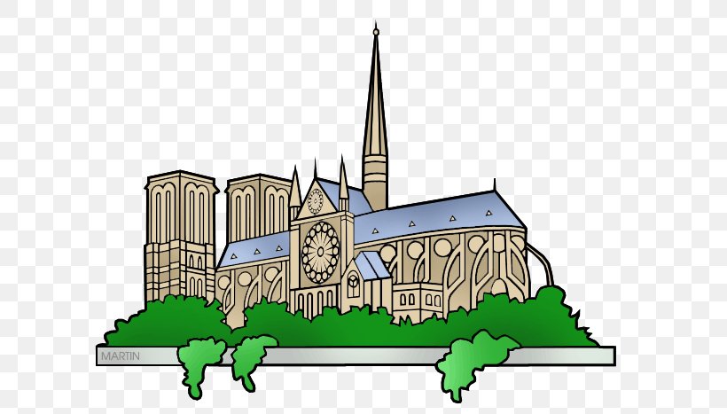 Notre-Dame De Paris Gothic Architecture Cathedral Clip Art, PNG, 648x467px, Notredame De Paris, Building, Cathedral, Church, Facade Download Free