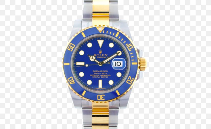 Rolex Submariner Rolex Sea Dweller Watch Rolex Oyster Perpetual Submariner Date, PNG, 500x500px, Rolex Submariner, Brand, Cobalt Blue, Colored Gold, Diving Watch Download Free