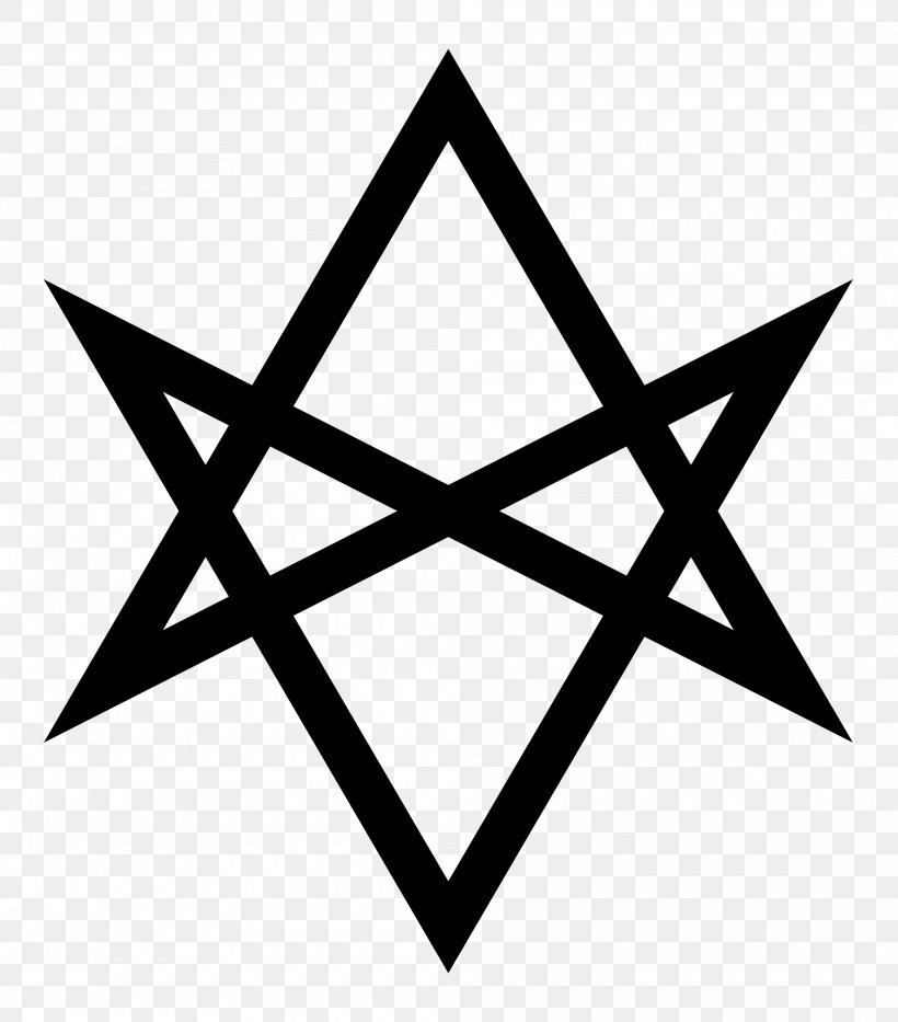Unicursal Hexagram Symbol Triangle Magick, PNG, 2000x2278px, Unicursal Hexagram, Black, Black And White, Enochian, Fivepointed Star Download Free
