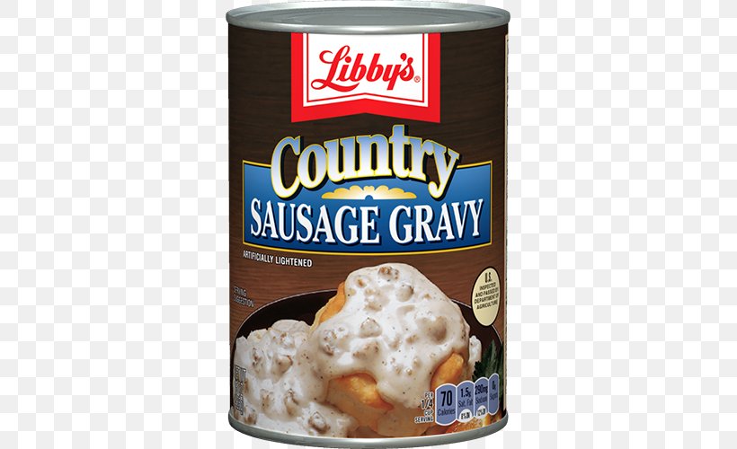 Sausage Gravy Biscuits And Gravy Libby's Bacon, PNG, 500x500px, Sausage Gravy, Bacon, Biscuit, Biscuits And Gravy, Canning Download Free