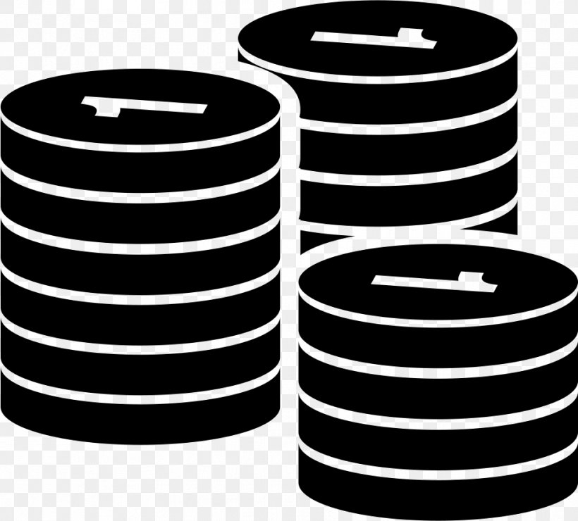 Coin, PNG, 981x886px, Coin, Black And White, Computer Font, Money, Stack Download Free