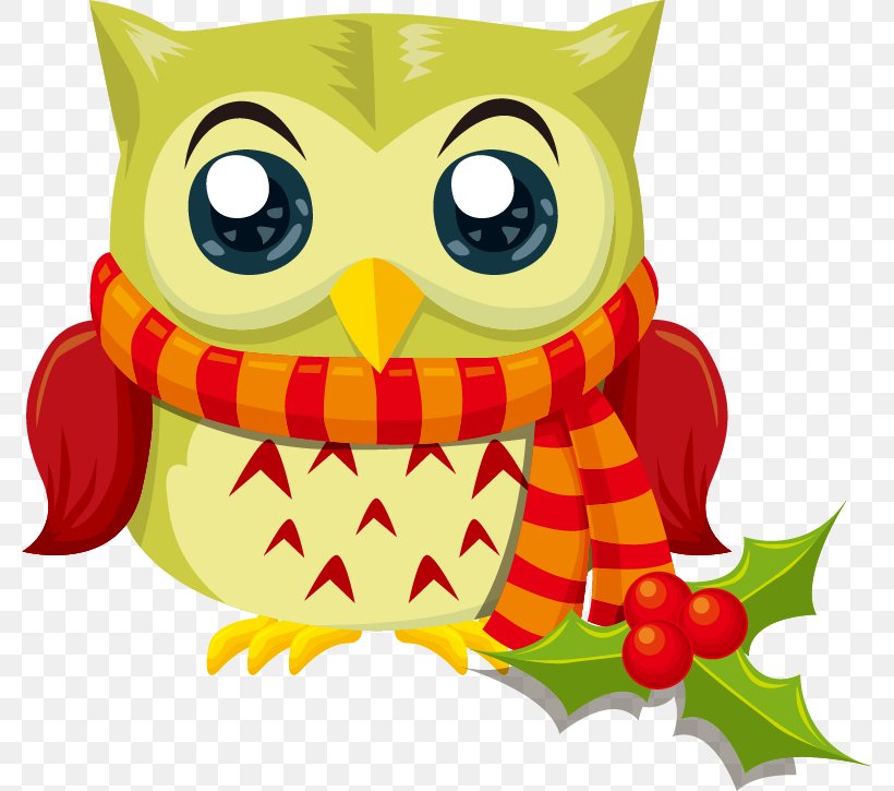 Little Owl Bird Christmas Clip Art, PNG, 779x725px, Owl, Art, Beak, Bird, Bird Of Prey Download Free