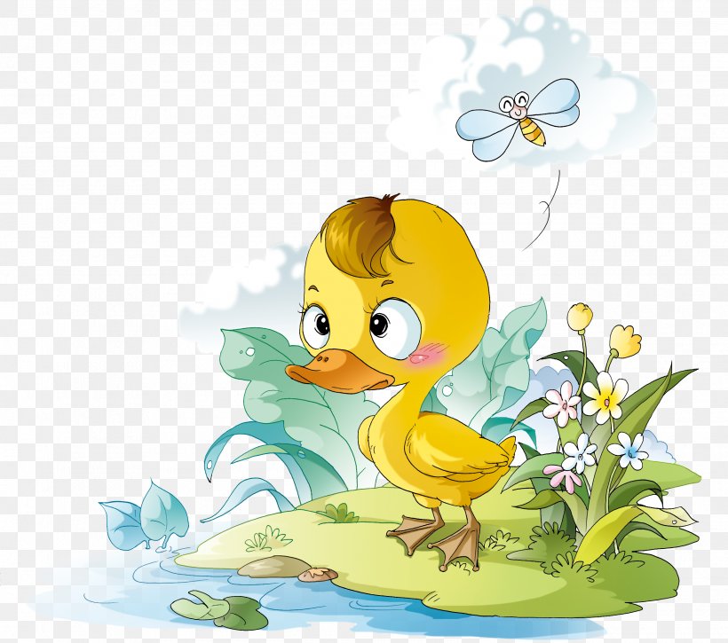The Ugly Duckling Thumbelina Cygnini, PNG, 2580x2284px, Ugly Duckling, Animation, Art, Beak, Bird Download Free
