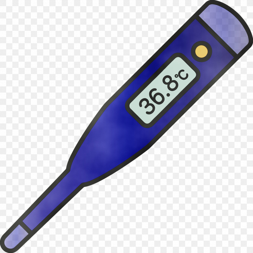 Tool Medical Thermometer, PNG, 3000x3000px, Thermometer, Medical Thermometer, Paint, Tool, Watercolor Download Free