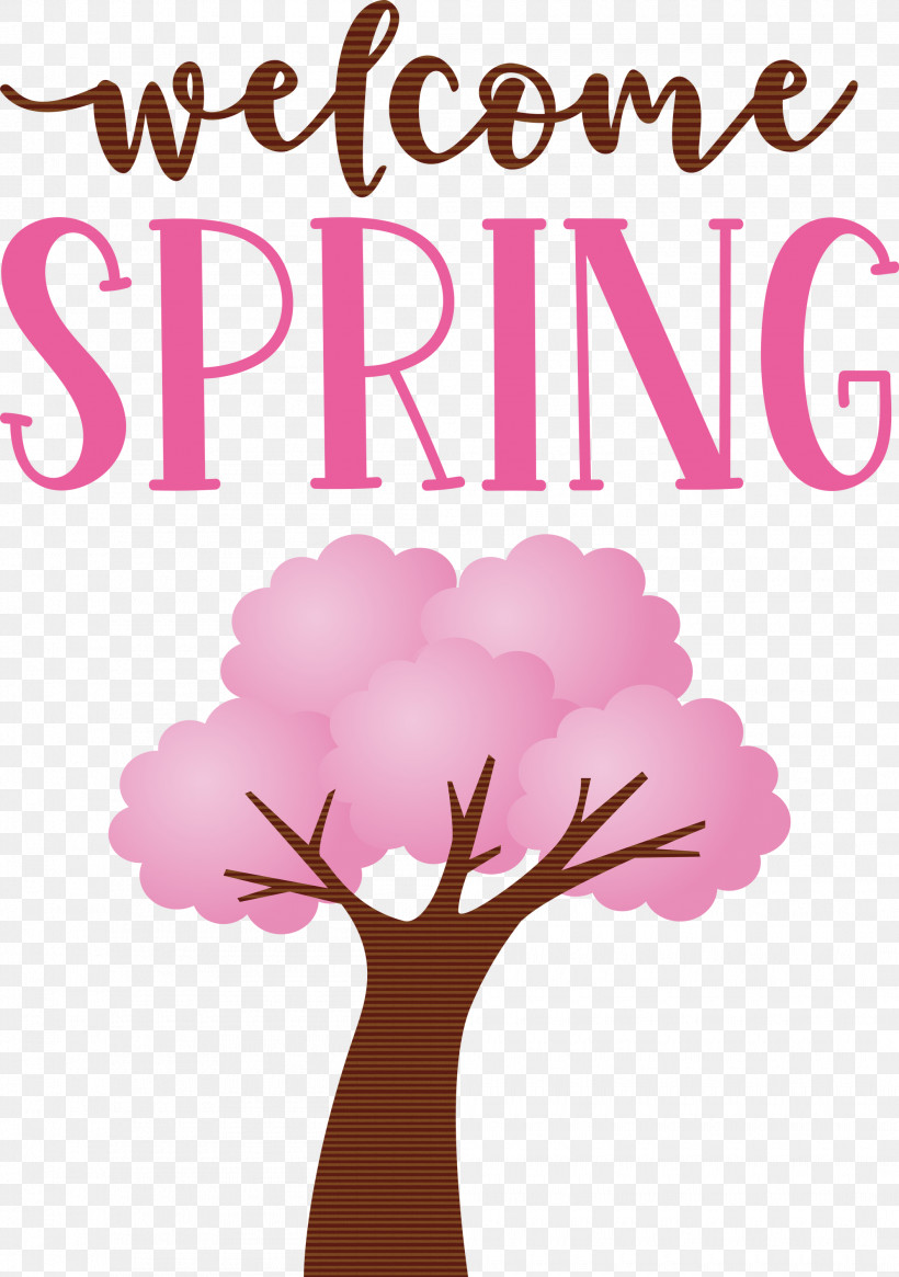 Welcome Spring Spring, PNG, 2110x2999px, Welcome Spring, Floral Design, Flower, Happiness, Meter Download Free
