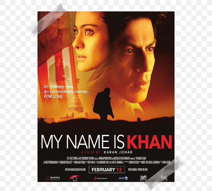 My Name Is Khan Shah Rukh Khan Film Poster Film Poster, PNG, 600x738px, Watercolor, Cartoon, Flower, Frame, Heart Download Free