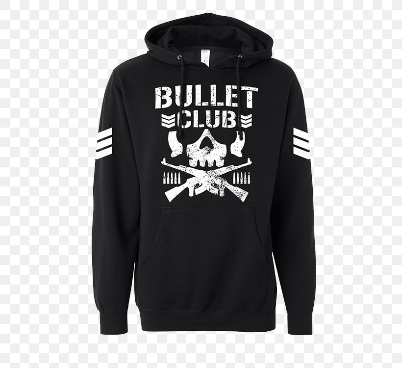 T-shirt Hoodie Bullet Club New Japan Pro-Wrestling The Young Bucks, PNG, 750x750px, Tshirt, Adam Page, Aj Styles, Black, Brand Download Free