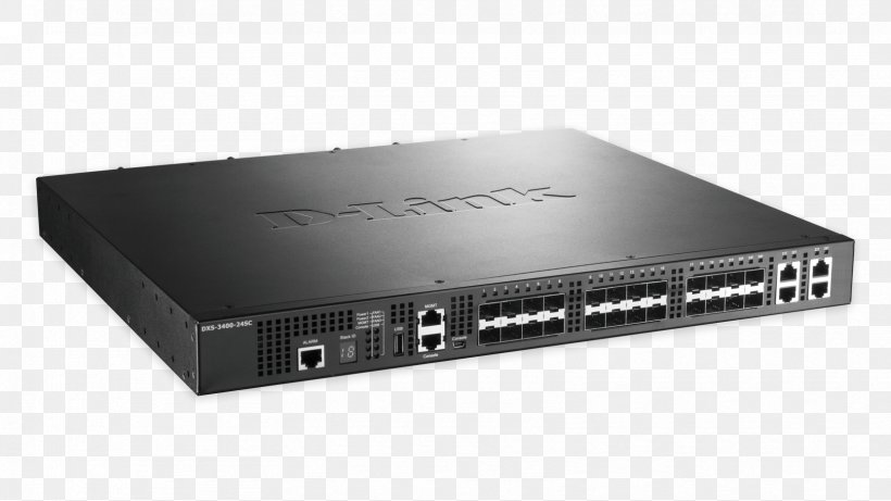 10 Gigabit Ethernet Network Switch Small Form-factor Pluggable Transceiver Stackable Switch, PNG, 1664x936px, 10 Gigabit Ethernet, Audio Receiver, Dell Powerconnect, Dlink, Electronic Device Download Free
