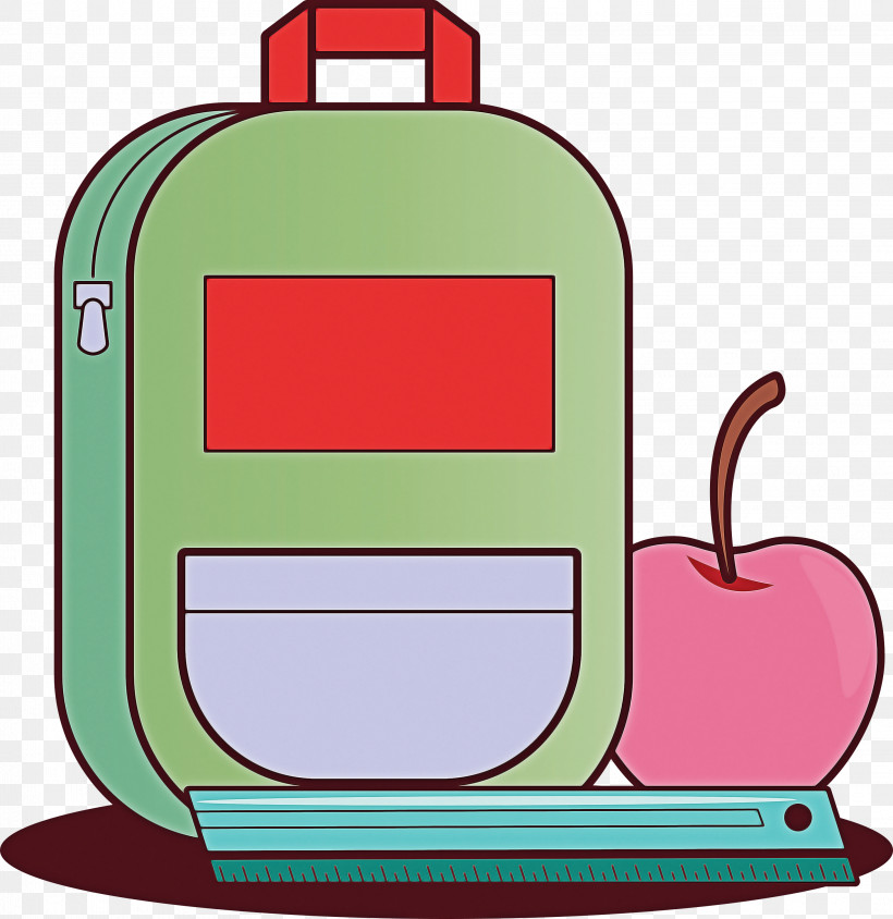 School Supplies, PNG, 2914x3000px, School Supplies, Backpack, Bag, Baggage, Cartoon Download Free