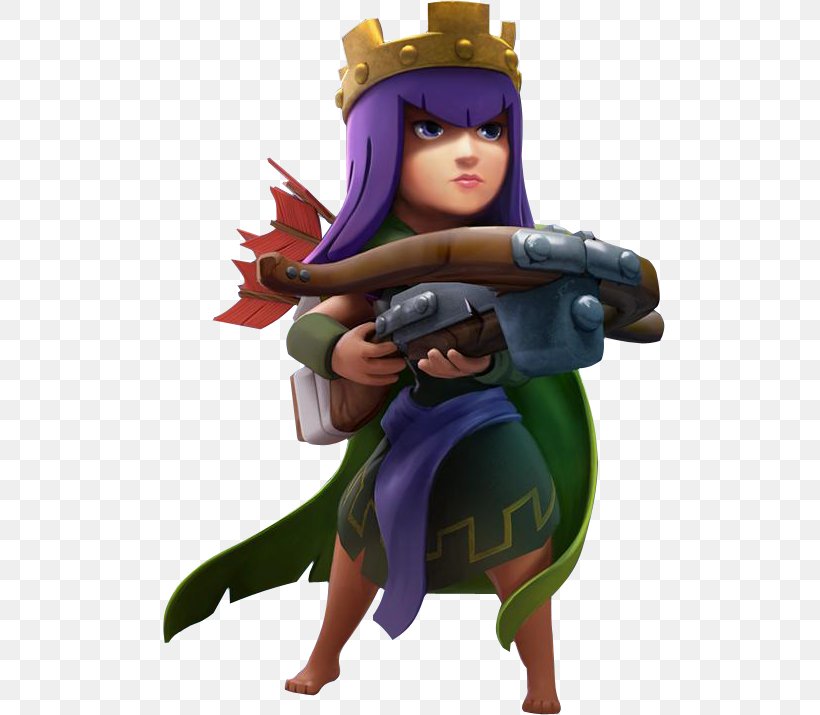 Clash Of Clans Clash Royale ARCHER QUEEN Video Game, PNG, 511x715px, Clash Of Clans, Action Figure, Android, Archer Queen, Clash Royale Download Free