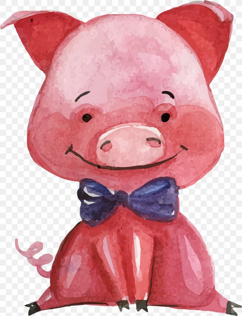 Domestic Pig Miss Piggy Piglet Illustration Png 2114x2763px