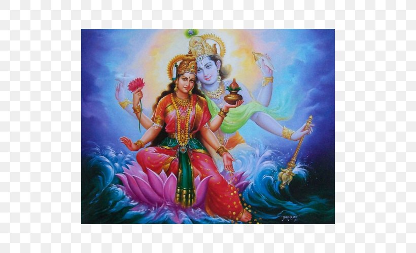 Krishna Ganesha Vishnu Purana Lakshmi, PNG, 500x500px, Krishna, Acrylic Paint, Art, Artwork, Bhagavan Download Free