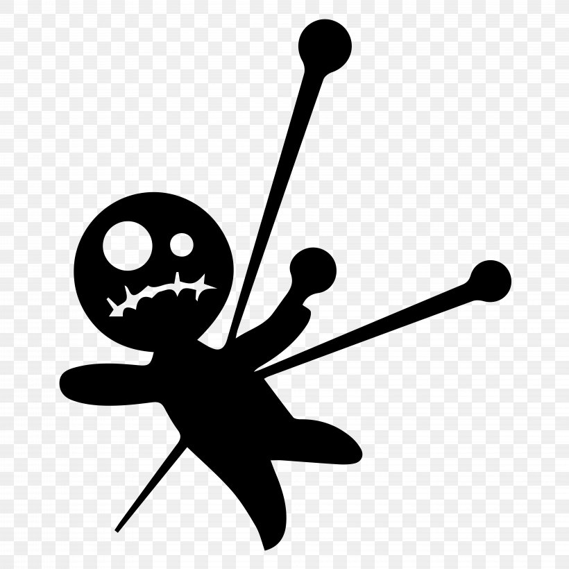 Voodoo Doll West African Vodun Clip Art, PNG, 8000x8000px, Voodoo Doll, Black And White, Doll, Drawing, Haitian Vodou Download Free