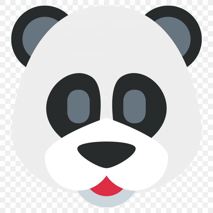 Giant Panda Emoji Text Messaging Sticker World Wide Fund For Nature, PNG, 2000x2000px, Giant Panda, Bear, Carnivoran, Cartoon, Dog Like Mammal Download Free