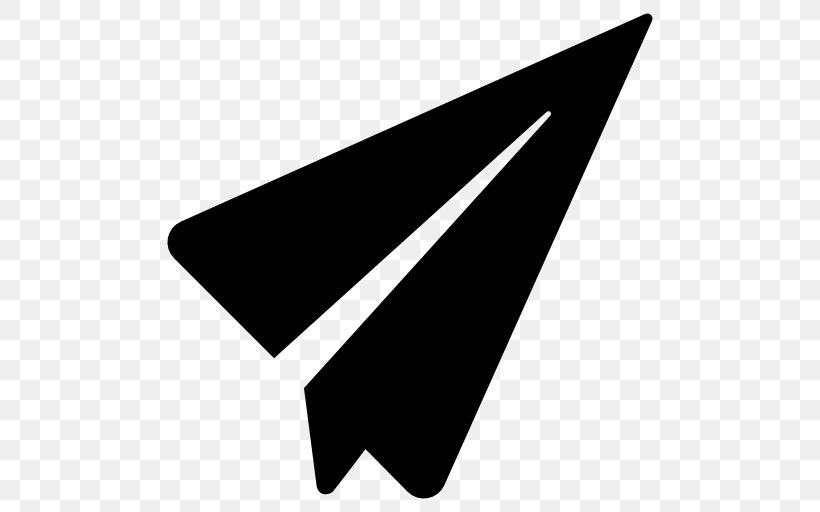 Airplane Paper Plane Flight Origami, PNG, 512x512px, Airplane, Black, Black And White, Flight, Monochrome Download Free