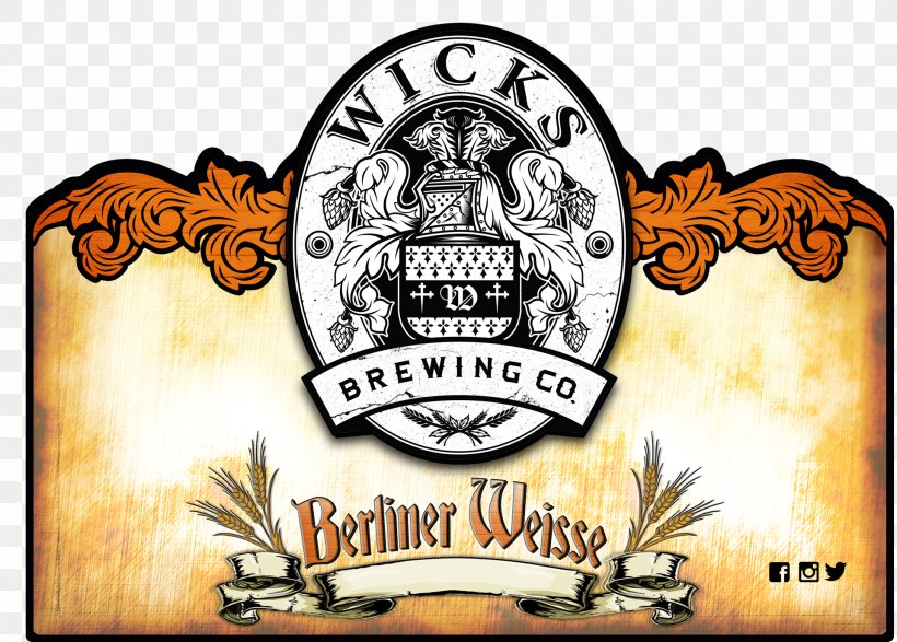 Wicks Brewing Logo Animal Brewery Font, PNG, 1920x1376px, Logo, Animal, Brand, Brewery, Crest Download Free