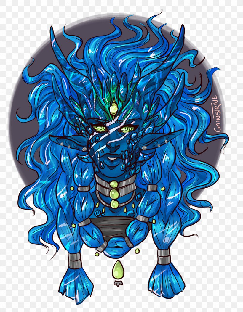 Cobalt Blue Organism, PNG, 1166x1500px, Cobalt Blue, Art, Blue, Cobalt, Fictional Character Download Free