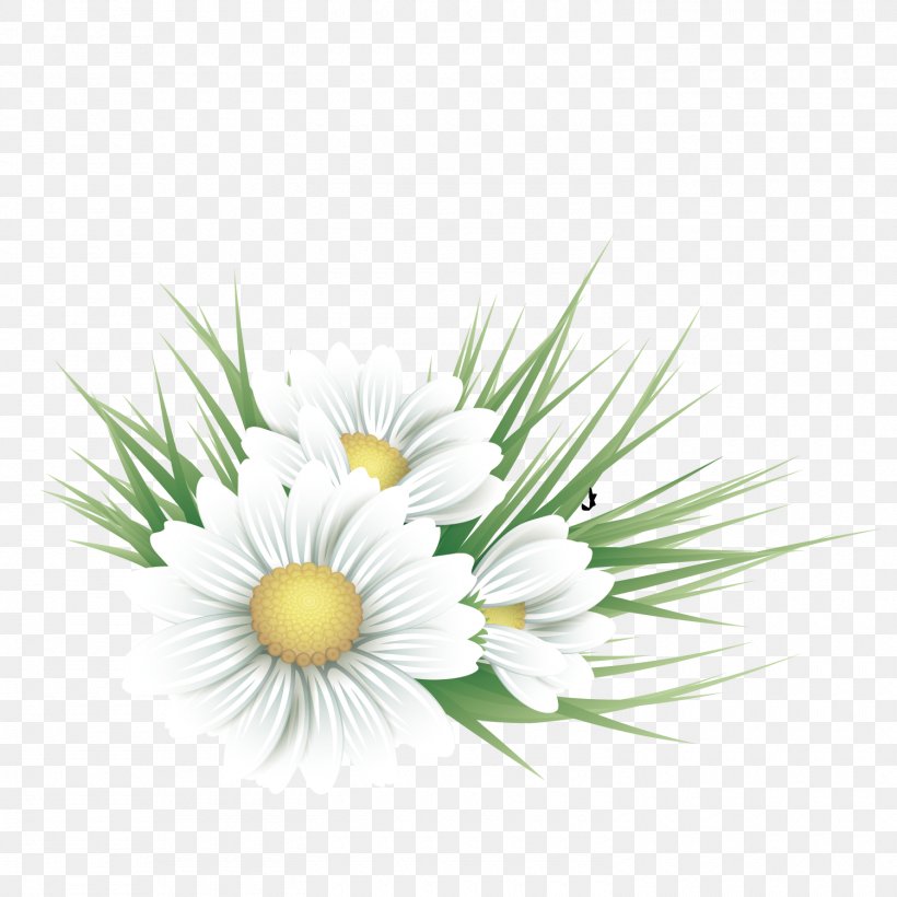 Common Daisy Floral Design Flower Illustration, PNG, 1500x1500px, Common Daisy, Cartoon, Chamomile, Cut Flowers, Daisy Download Free