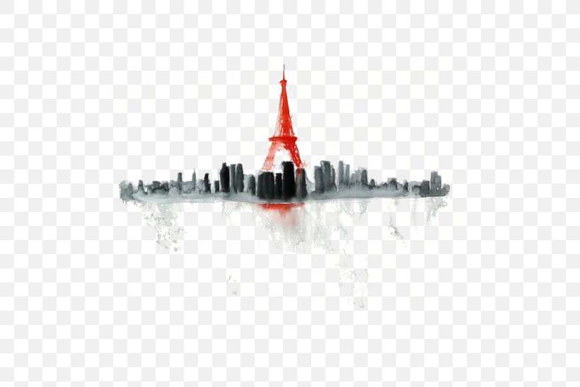 Eiffel Tower Watercolor Painting Drawing, PNG, 564x548px, Eiffel Tower, Abstract Art, Cityscape, Drawing, Oil Paint Download Free