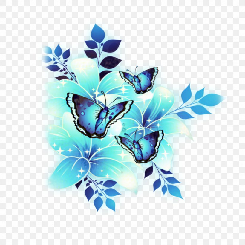M. Butterfly Insect Desktop Wallpaper Computer Flower, PNG, 1024x1024px, M Butterfly, Blue, Butterfly, Cobalt Blue, Computer Download Free