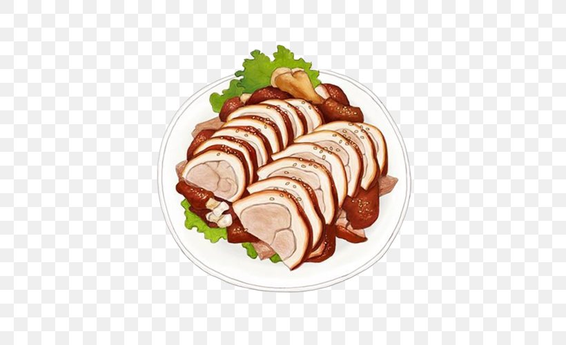 Peking Duck Barbecue Chinese Cuisine Duck Meat, PNG, 500x500px, Peking Duck, Barbecue, Beef, Cartoon, Chinese Cuisine Download Free