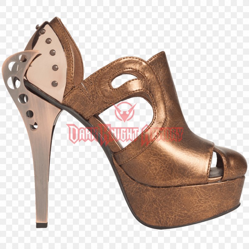 Sandal High-heeled Shoe Court Shoe Steampunk, PNG, 850x850px, Sandal, Ballet Flat, Basic Pump, Beige, Boot Download Free