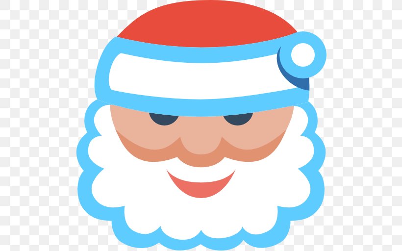 Santa Claus Christmas Icon, PNG, 512x512px, Santa Claus, Area, Christmas, Clip Art, Facial Expression Download Free