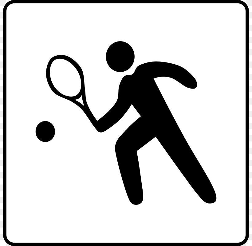 Tennis Centre Tennis Balls Clip Art, PNG, 800x800px, Tennis, Area, Ball, Black, Black And White Download Free