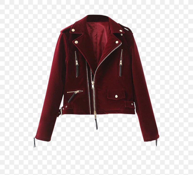 Leather Jacket Coat Velvet Flight Jacket, PNG, 558x744px, Jacket, Blazer, Burgundy, Coat, Collar Download Free