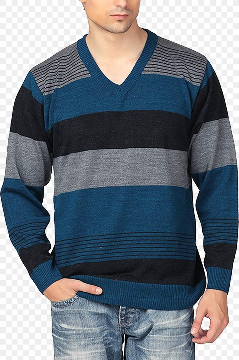 Sleeve Sweater T-shirt Clothing Crew Neck, PNG, 997x1500px, Sleeve, Blue, Cardigan, Clothing, Crew Neck Download Free