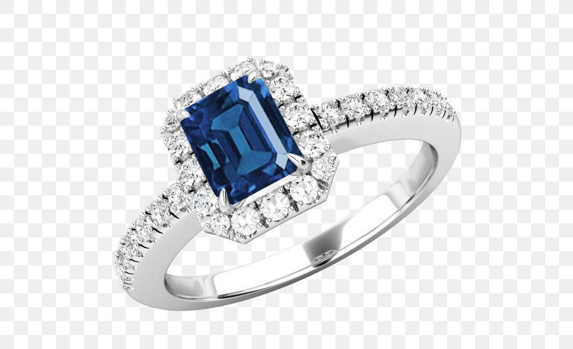 Sapphire Wedding Ring Engagement Ring Diamond, PNG, 500x500px, Sapphire, Bitxi, Blue, Body Jewelry, Brilliant Download Free