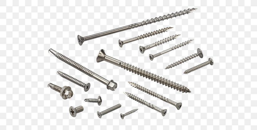 Self-tapping Screw Fastener Building Particle Board, PNG, 652x415px, Screw, Building, Deck, Drywall, Fastener Download Free