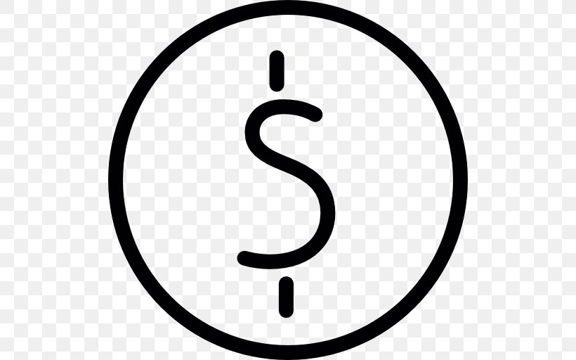 Download, PNG, 512x512px, United States Dollar, Area, Black And White, Currency Symbol, Directory Download Free