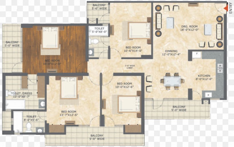 Floor Plan LandCraft GolfLinks National Highway 24 LandCraft Developers Private Limited, PNG, 1772x1120px, 3d Floor Plan, Floor Plan, Apartment, Area, Elevation Download Free