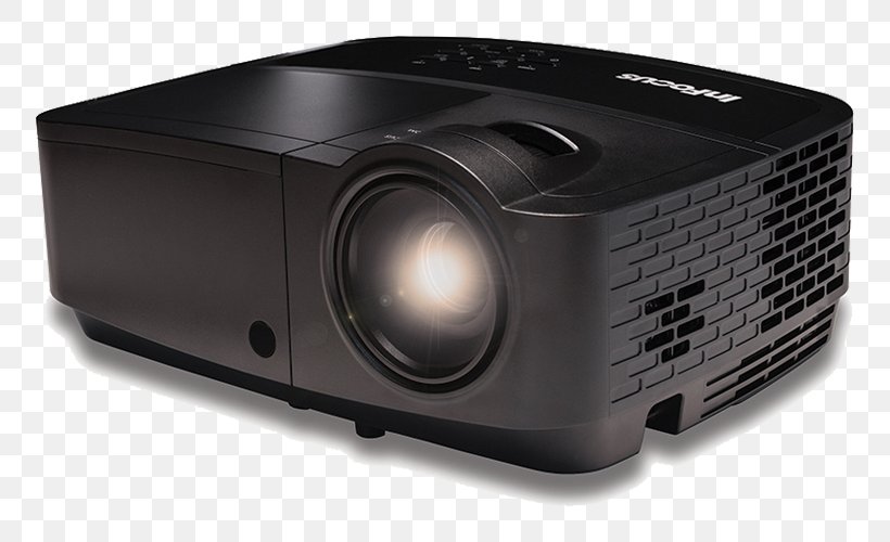 InFocus IN119HDx Multimedia Projectors Digital Light Processing, PNG, 800x500px, Infocus In119hdx, Audio Receiver, Brightness, Digital Light Processing, Electronic Device Download Free