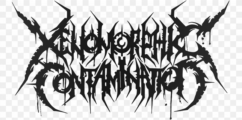 Xenomorphic Contamination The Rise Of The Great Devourer Colonized From The Inside Chasm Of No Return Coil Of Nothingness, PNG, 5889x2931px, Logo, Art, Artwork, Black And White, Calligraphy Download Free