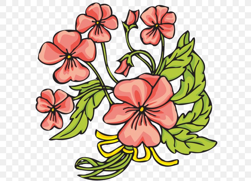 Floral Design Pansy Flower Bouquet Clip Art, PNG, 600x591px, Floral Design, Art, Artwork, Cut Flowers, Flora Download Free