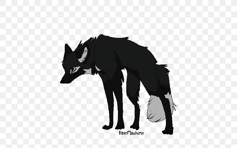 Gray Wolf Cartoon Silhouette Character Snout, PNG, 640x512px, Gray Wolf, Black, Black And White, Black M, Carnivoran Download Free