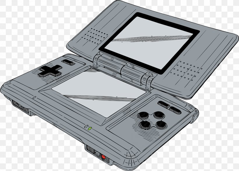 Nintendo DS Video Game Consoles Handheld Game Console Clip Art, PNG, 960x687px, Nintendo Ds, Electronic Component, Electronics, Electronics Accessory, Free Content Download Free