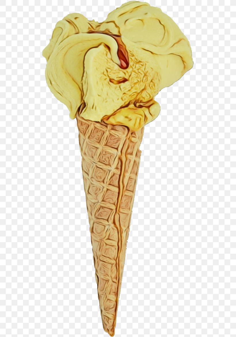 Ice Cream, PNG, 529x1169px, Watercolor, Chemistry, Cone, Flavor, Geometry Download Free