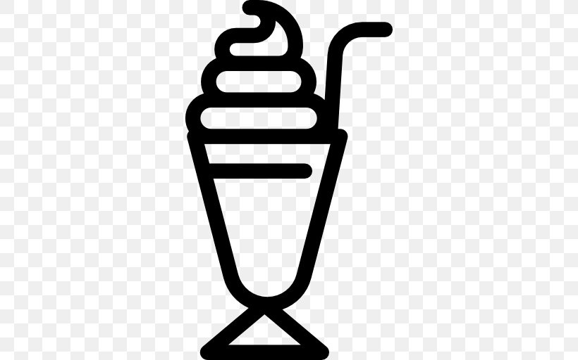 Milkshake Drinking Straw Clip Art, PNG, 512x512px, Milkshake, Black And White, Cake, Dessert, Drinking Straw Download Free