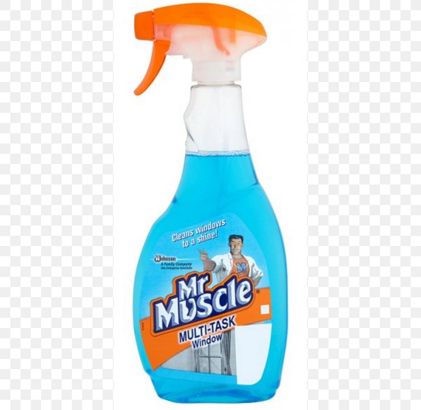 Window Cleaner Mr Muscle Spray Bottle, PNG, 800x800px, Window, Aerosol Spray, Cleaner, Cleaning, Cleaning Agent Download Free