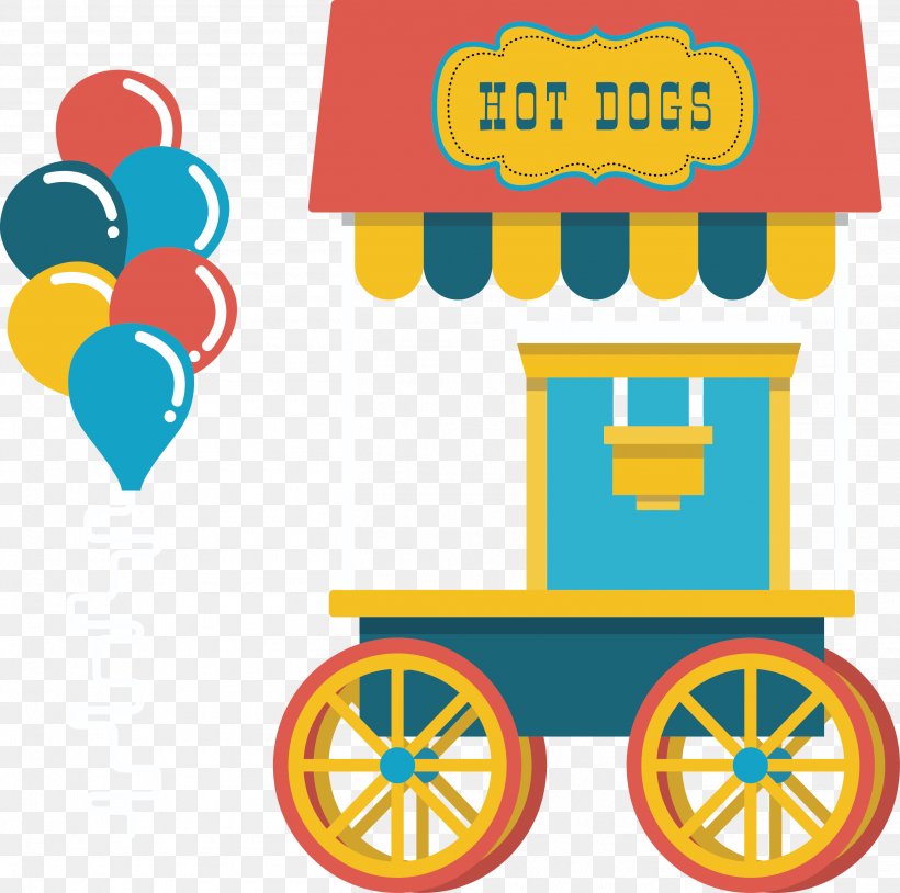 Amusement Park Illustration, PNG, 2618x2600px, Amusement Park, Area, Balloon, Cartoon, Child Download Free
