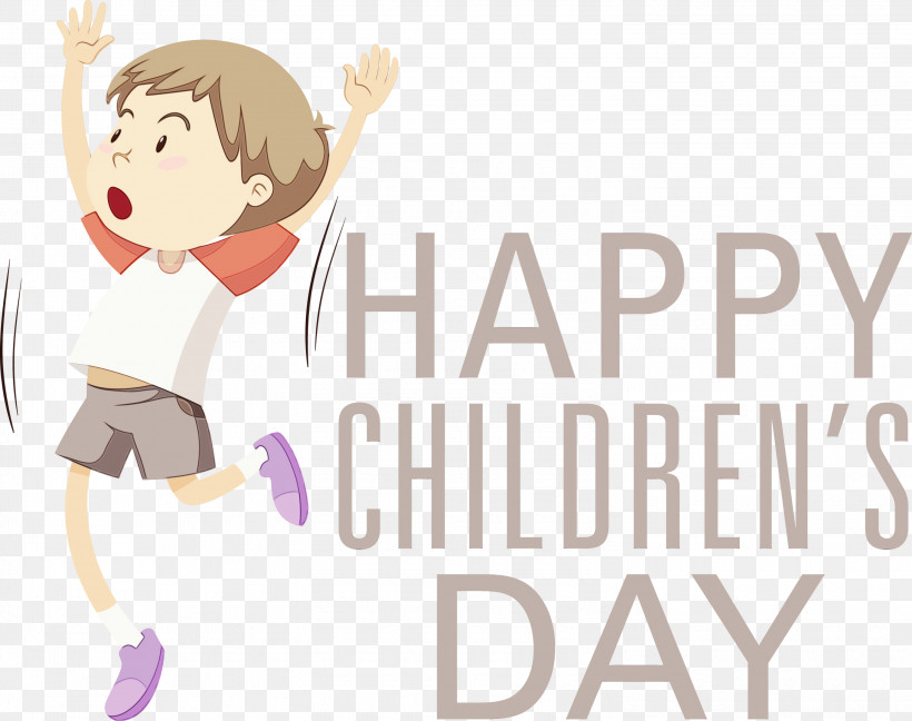 Human Logo Cartoon Skin Joint, PNG, 3000x2372px, Happy Childrens Day, Behavior, Cartoon, Happiness, Human Download Free