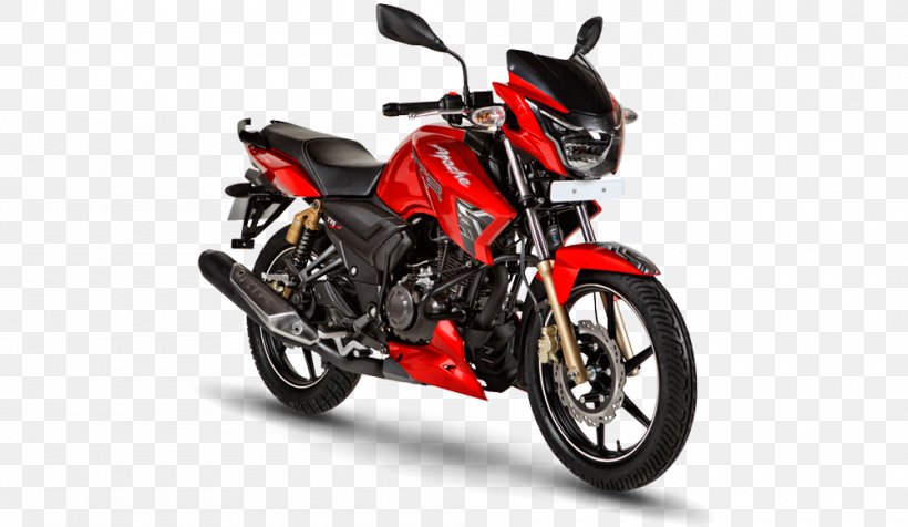 Motorcycle TVS Apache Honda Automotive Lighting TVS Motor Company, PNG, 1000x581px, Motorcycle, Automotive Exterior, Automotive Lighting, Brake, Car Download Free