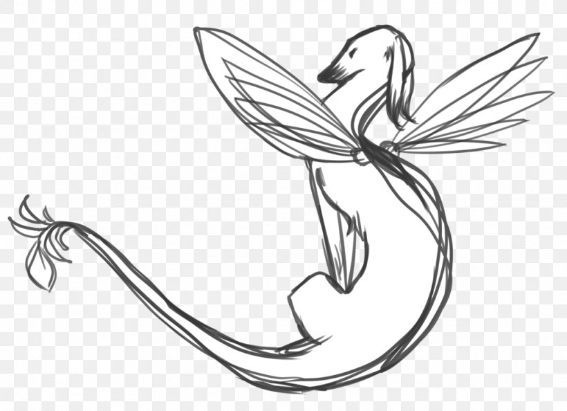 Drawing Sketch Hummingbird Fairy Image, PNG, 1024x742px, Drawing, Art, Black White M, Cartoon, Coloring Book Download Free