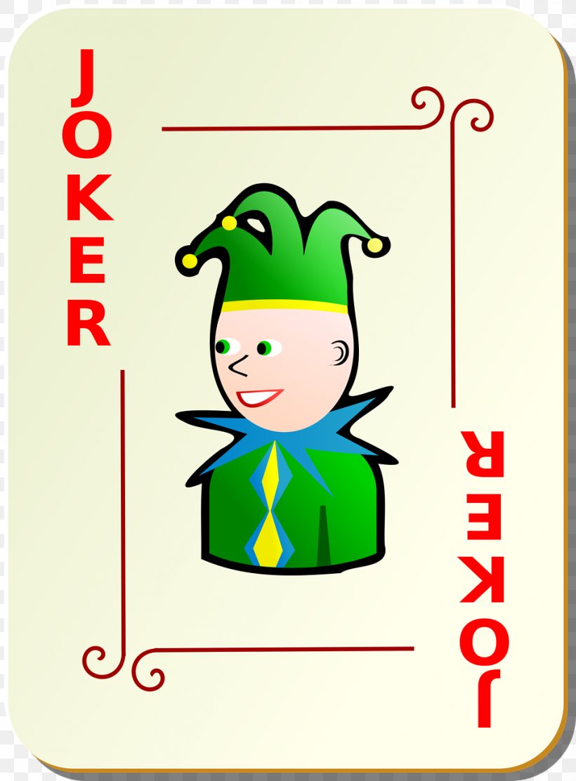 Joker Playing Card Card Game Clip Art, PNG, 958x1300px, Joker, Area, Bicycle Playing Cards, Card Game, Green Download Free