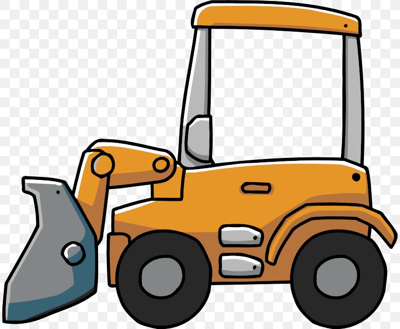 Scribblenauts Unlimited Caterpillar Inc. Bulldozer Clip Art, PNG, 811x675px, Scribblenauts, Android, Automotive Design, Backhoe, Bulldozer Download Free