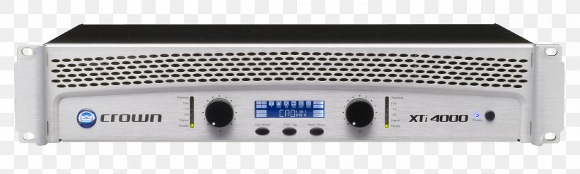 Audio Power Amplifier Crown Xti Ohm Amplificador, PNG, 2482x750px, Audio Power Amplifier, Amplificador, Amplifier, Audio, Audio Equipment Download Free