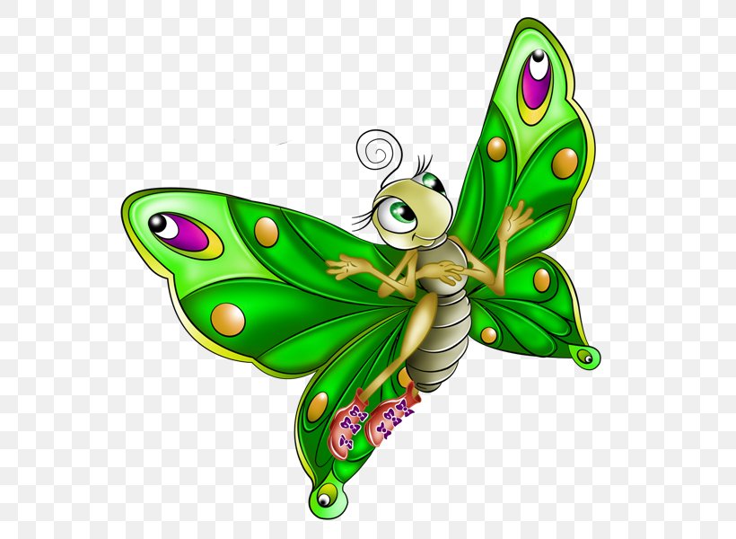 Butterfly Insect Clip Art, PNG, 600x600px, Butterfly, Amphibian, Animation, Brush Footed Butterfly, Cartoon Download Free